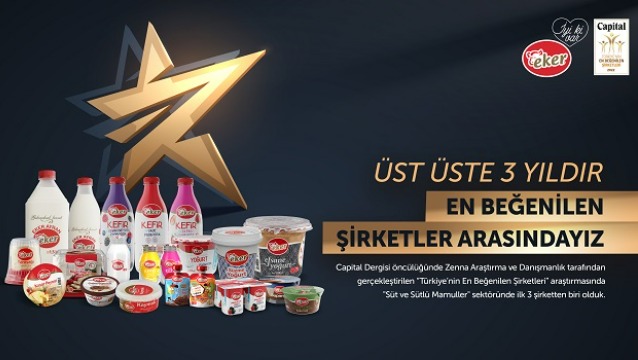 Eker, sektörünün en beğenilen şirketlerinden biri olmaya devam ediyor 
