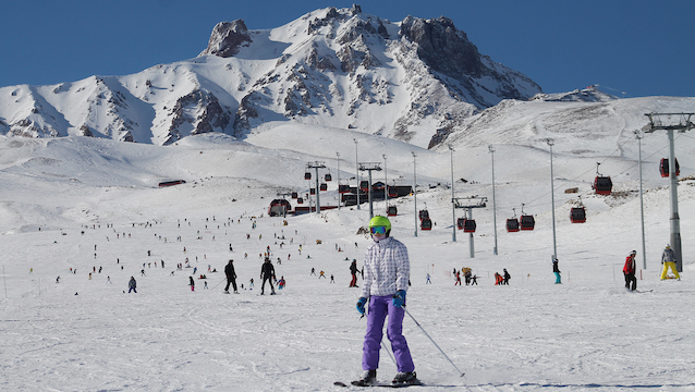 Erciyes, dünyanın ilk ve tek "Güvenli Kayak Merkezi" oldu
