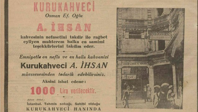 İhsan Kurukahvecioğlu Halefleri Odun ateşinde kavrulan geleneksel kahve lezzeti