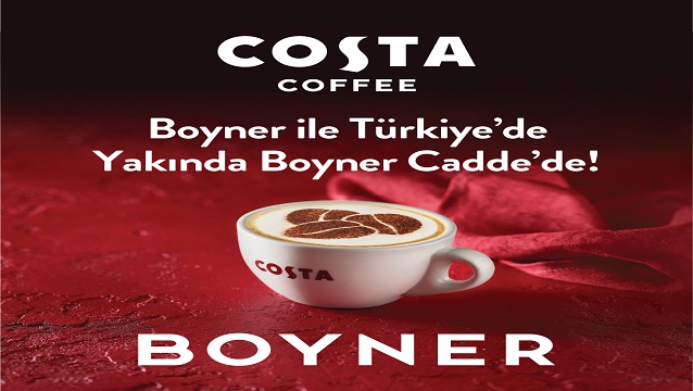 İngiltere’nin 1 numaralı kahve zinciri Costa Coffee Boyner ile Türkiye’de!