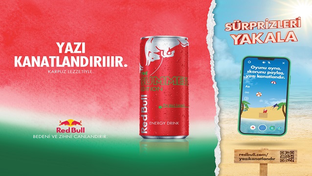 Red Bull Summer Edition Karpuz Lezzeti’ne özel ödüller yarışmacıları bekliyor