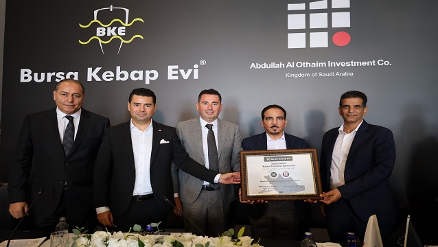 Suudi Arabistan'ın en güçlü yatırımcısı Türk markası olarak Bursa Kebap Evi'ni seçti