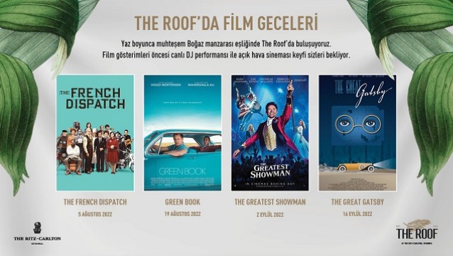 The Roof At The Ritz-Carlton, Istanbul'da Açık Hava Sineması
