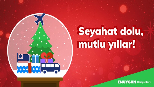 Uçak, otobüs ve konaklama, tüm ihtiyaçlar bu kartta: Enuygun Hediye Kart