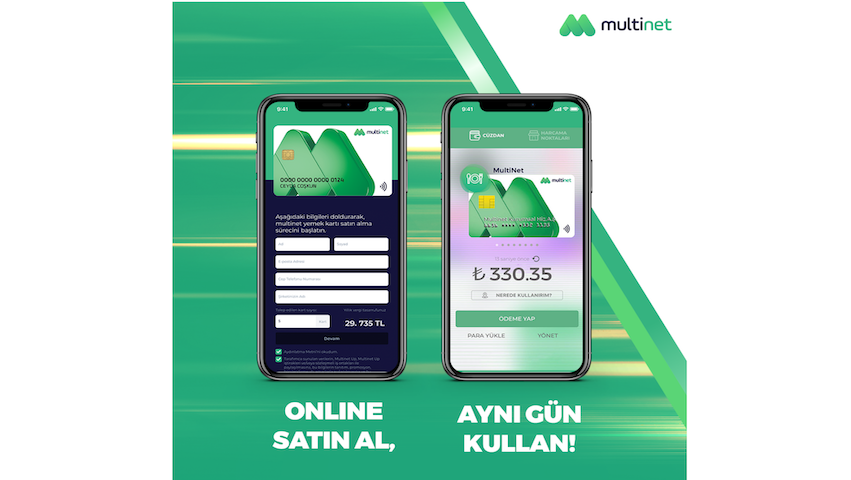 Yemek kartında online dönem: MultiOnline